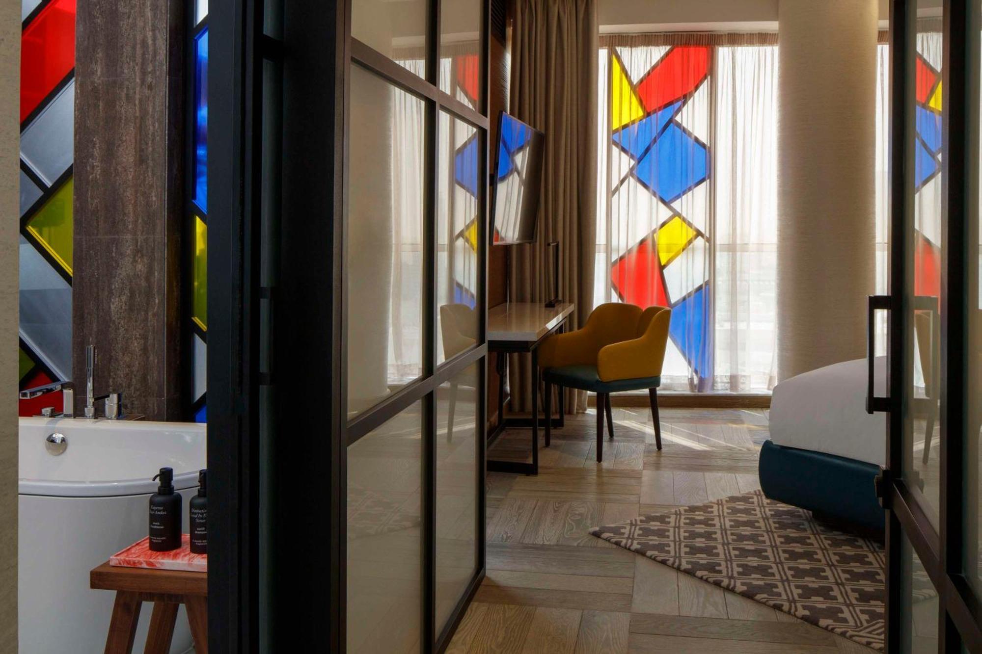ホテル Andaz Dubai The Palm, By Hyatt エクステリア 写真 A room at the hotel