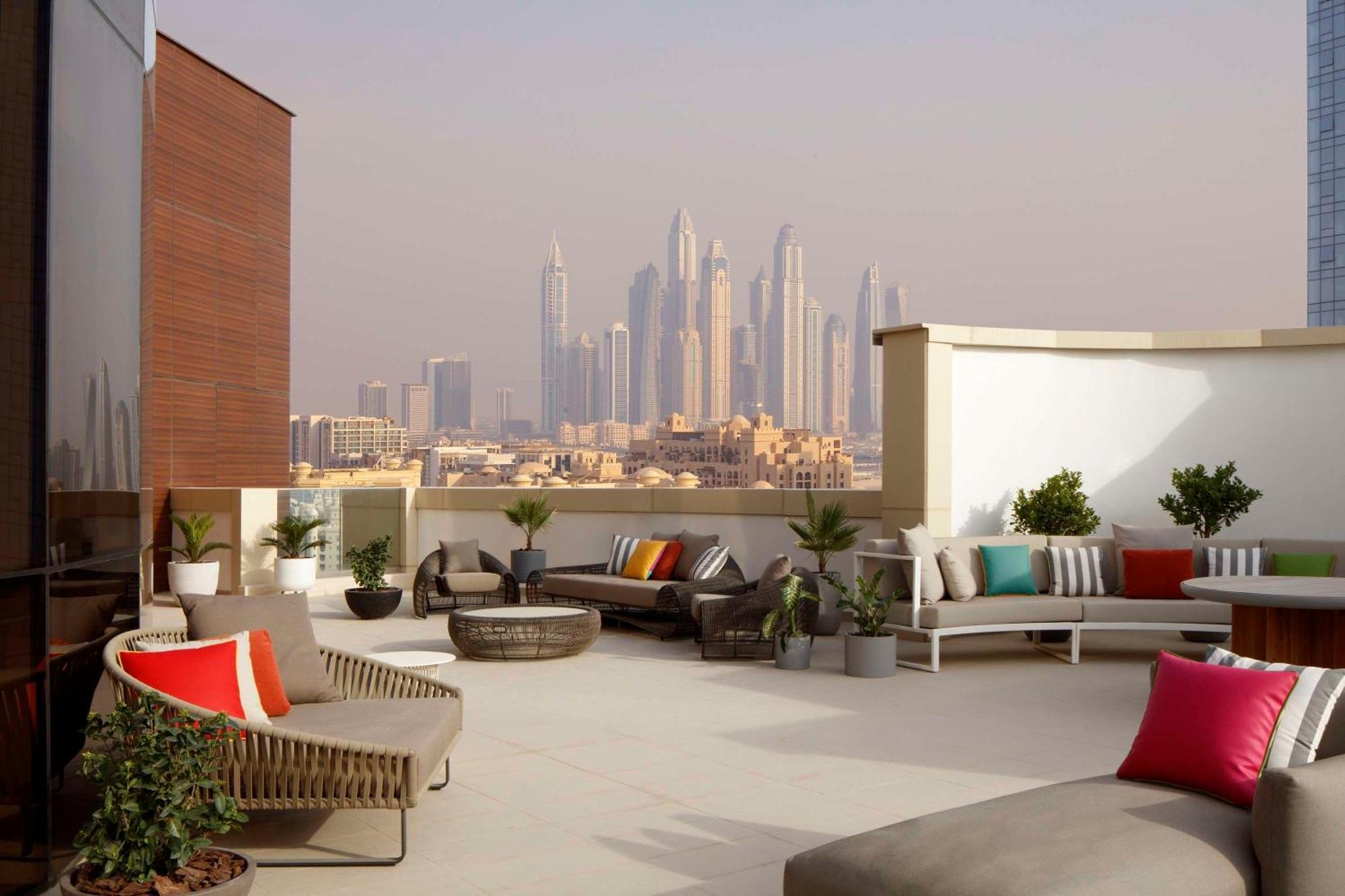 ホテル Andaz Dubai The Palm, By Hyatt エクステリア 写真 View from the rooftop